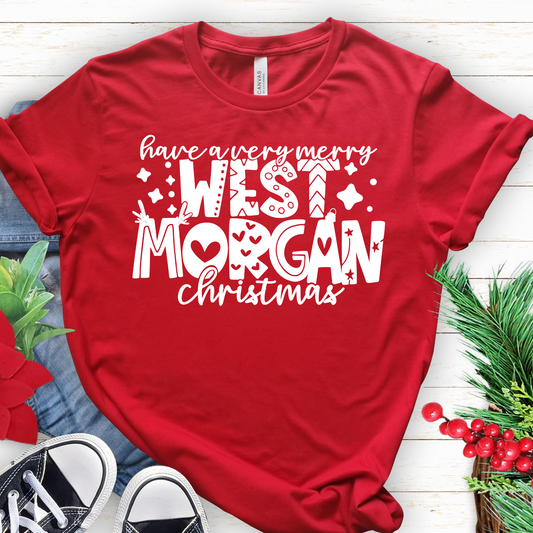 Very Merry West Morgan Christmas DTF Transfer