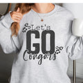 Let's Go Cougars DTF Transfer - Merch Girls