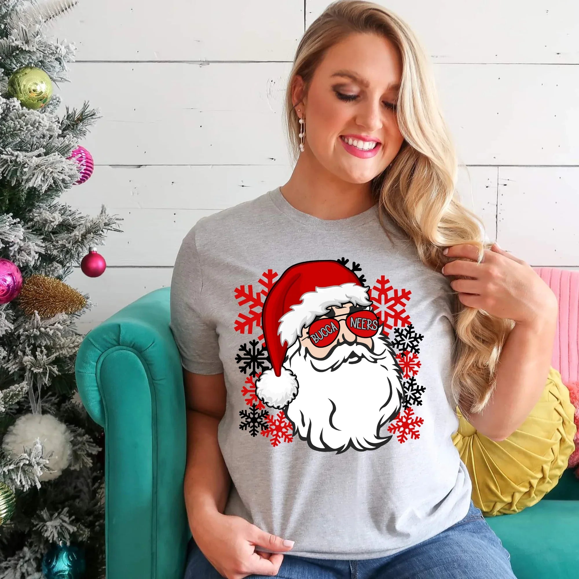Buccaners Santa DTF Transfer - Merch Girls