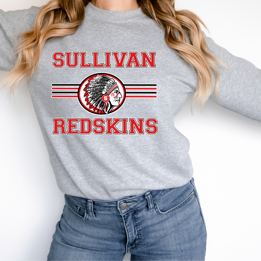 Sullivan Redskins DTF Transfer