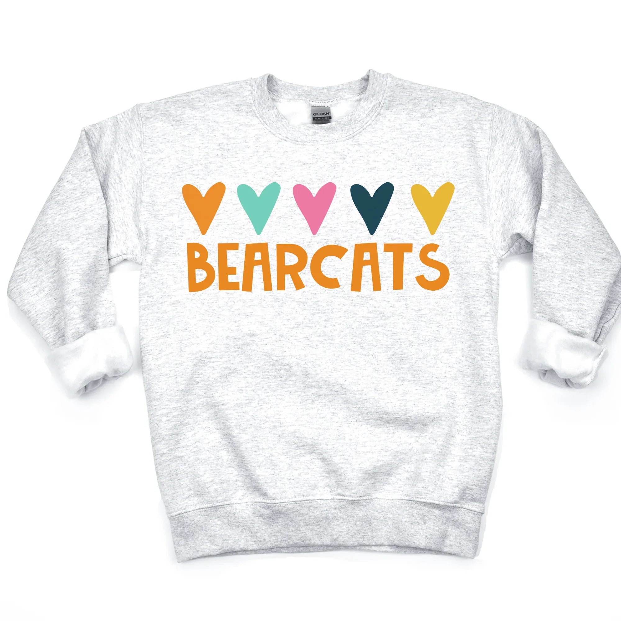 Bearcats Hearts DTF Transfer - Merch Girls