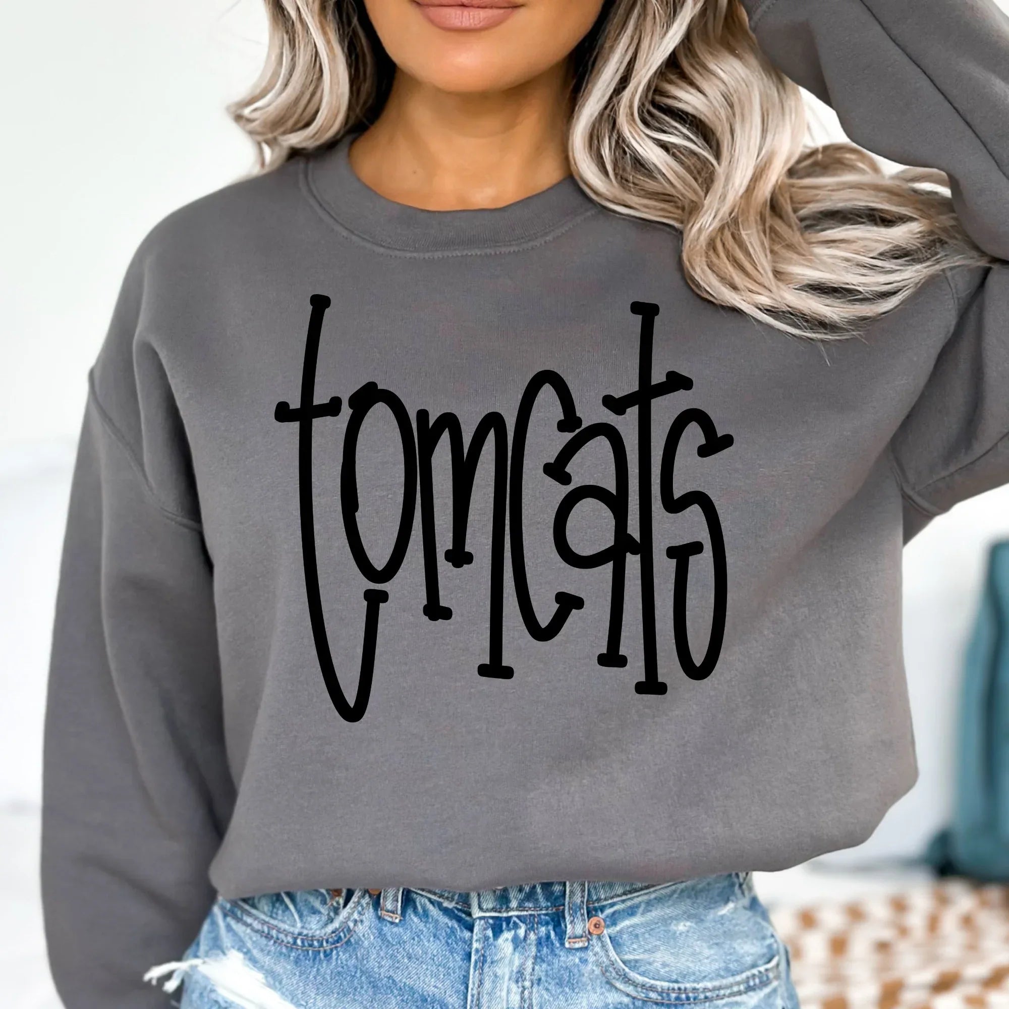 Tomcats Hand Letter DTF Transfer - Merch Girls