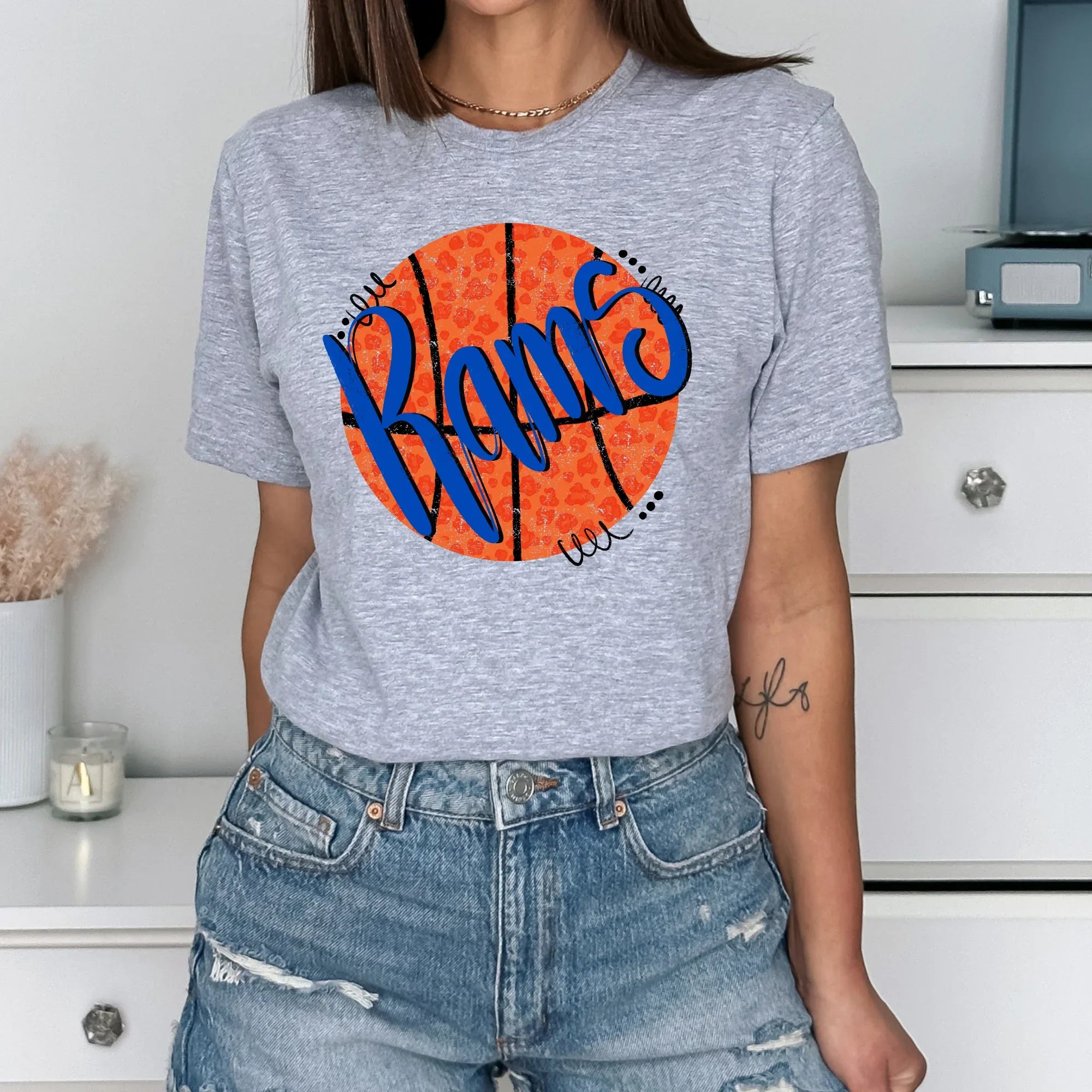 Rams Basketball DTF Transfers - Merch Girls