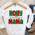 Holly Jolly Mama DTF Transfer - Merch Girls
