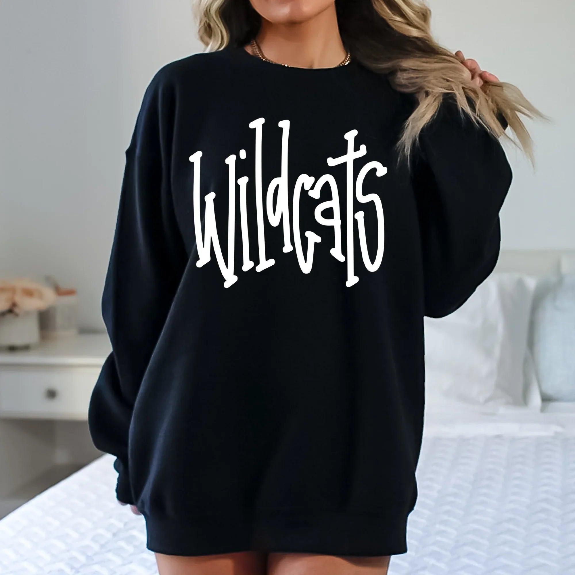 Wildcats White DTF Transfer - Merch Girls