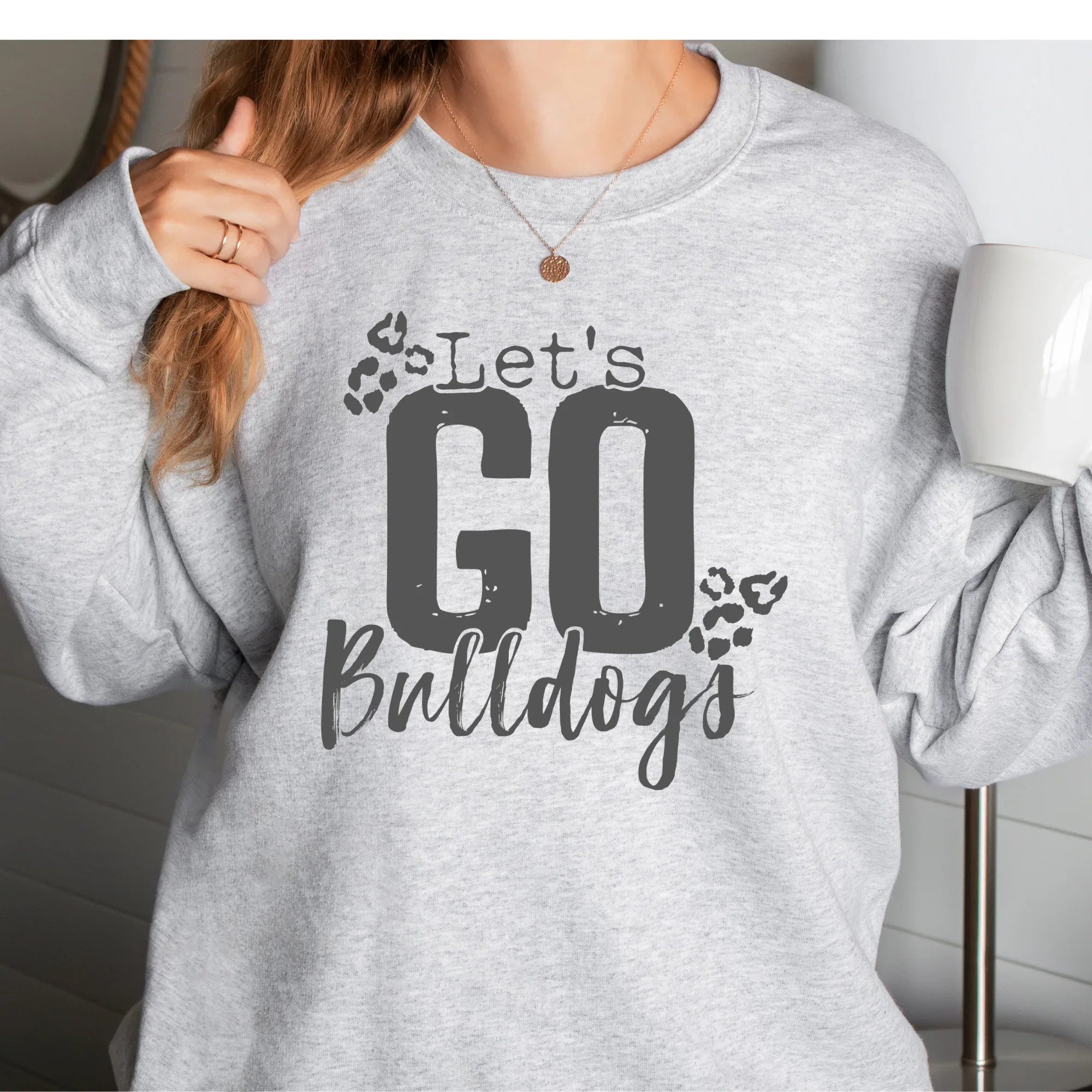 Let's Go Bulldogs DTF Transfer - Merch Girls