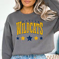 Marion Wildcats Distressed Stars DTF Transfer - Merch Girls