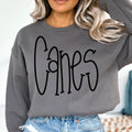 Canes Hand Letter DTF Transfer - Merch Girls