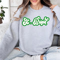 St. Brigid Retro Shadow Distressed DTF Transfer - Merch Girls