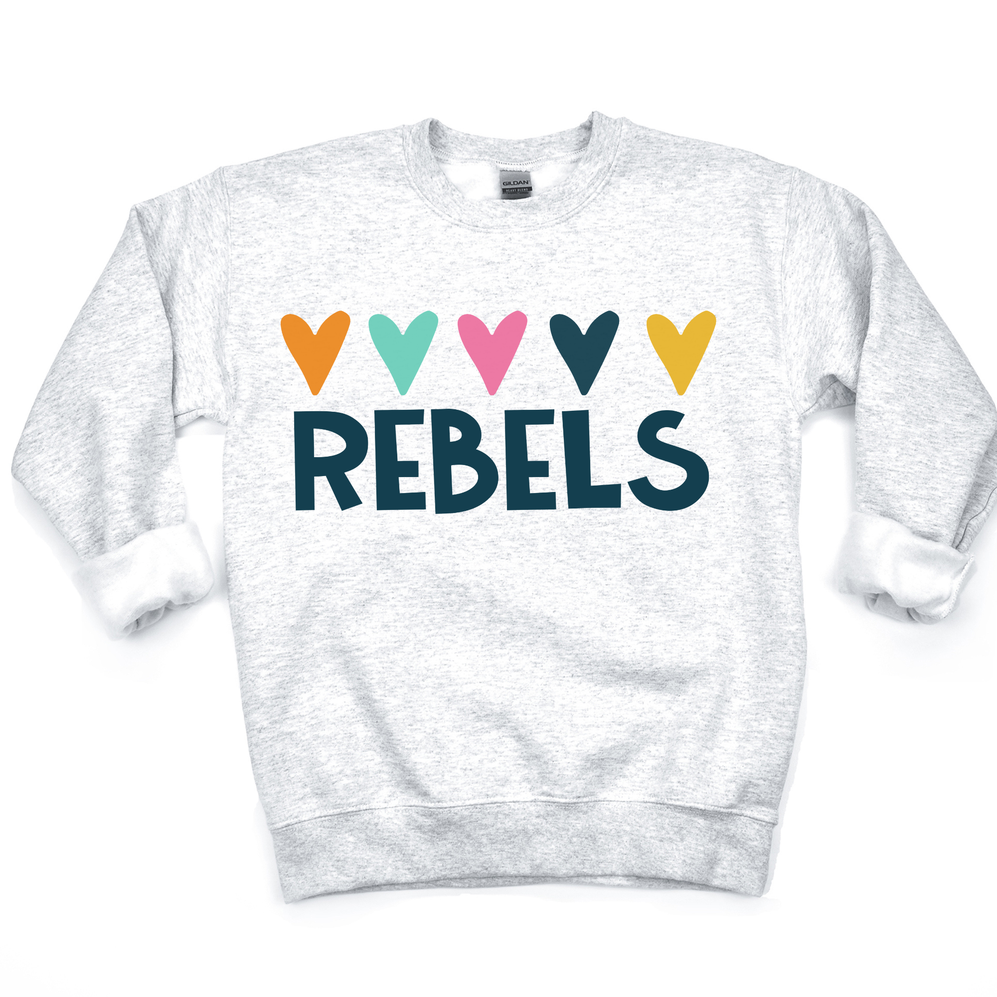 Rebels Hearts DTF Transfer