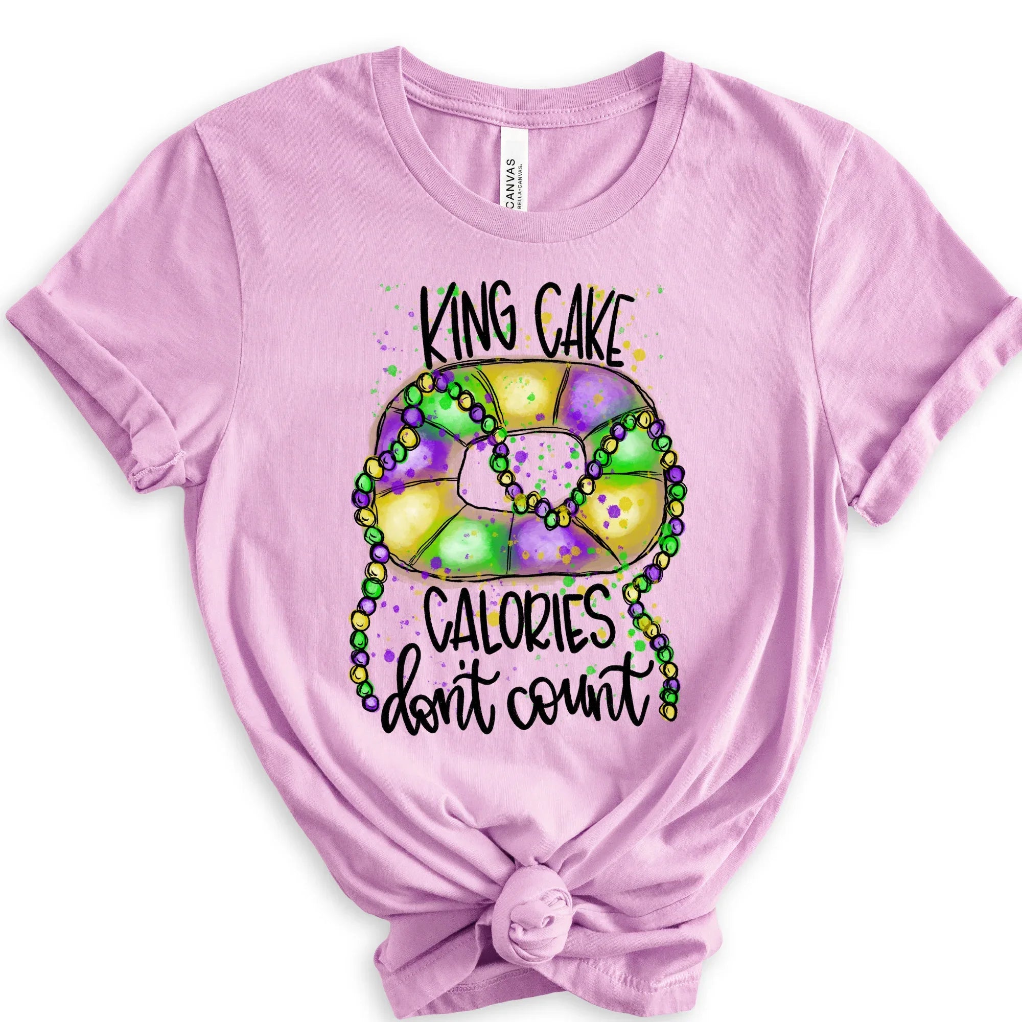 King Cake Calories DTF Transfer - Merch Girls
