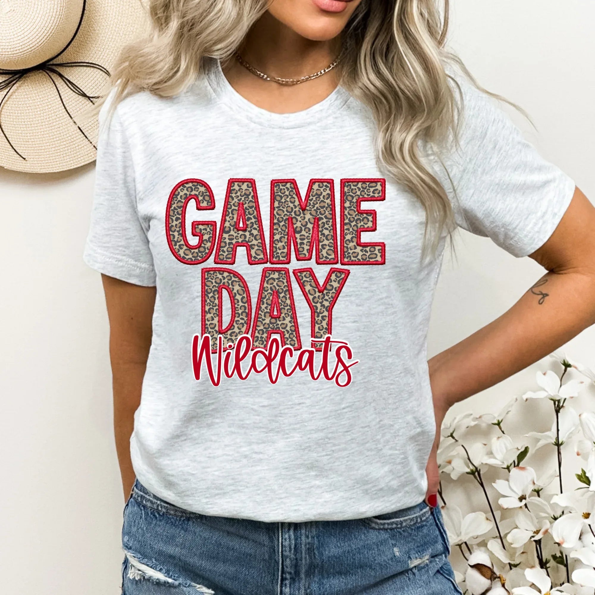 Game Day Wildcats Red DTF Transfer - Merch Girls