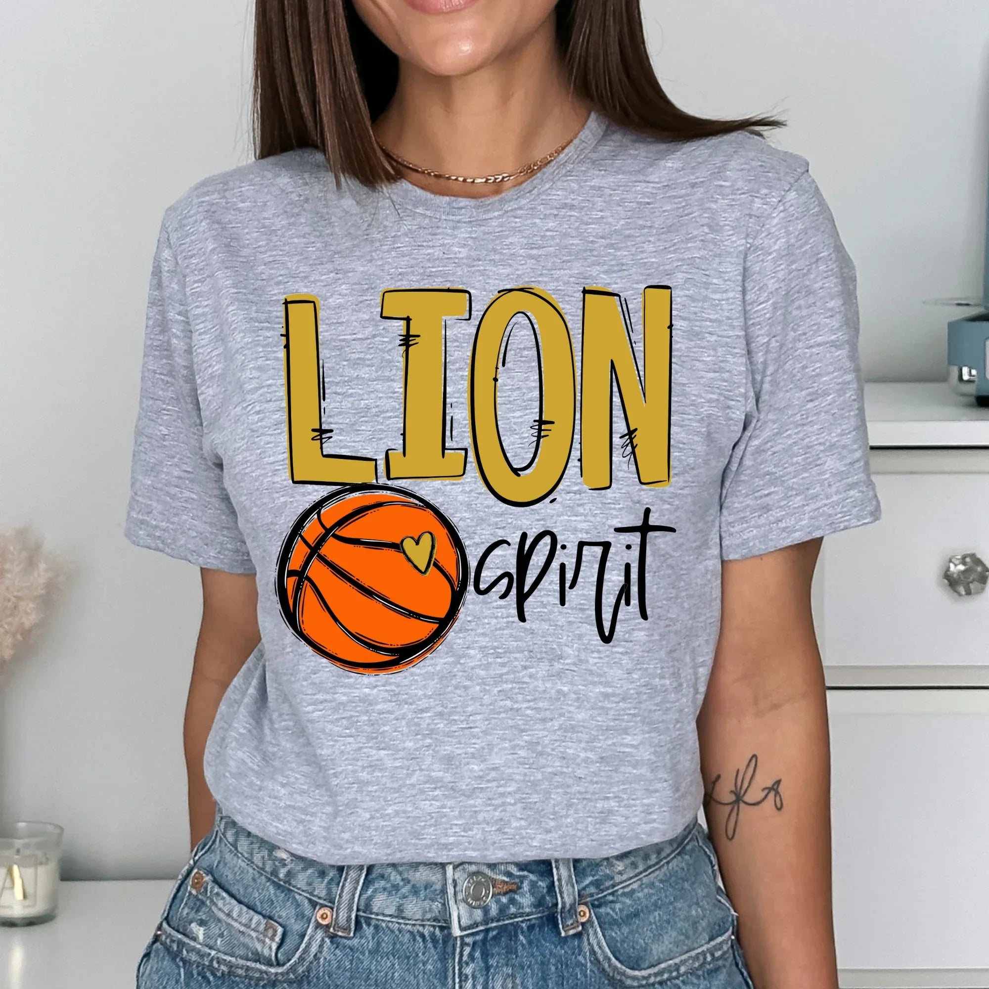 Lion Basketball DTF Transfer - Merch Girls