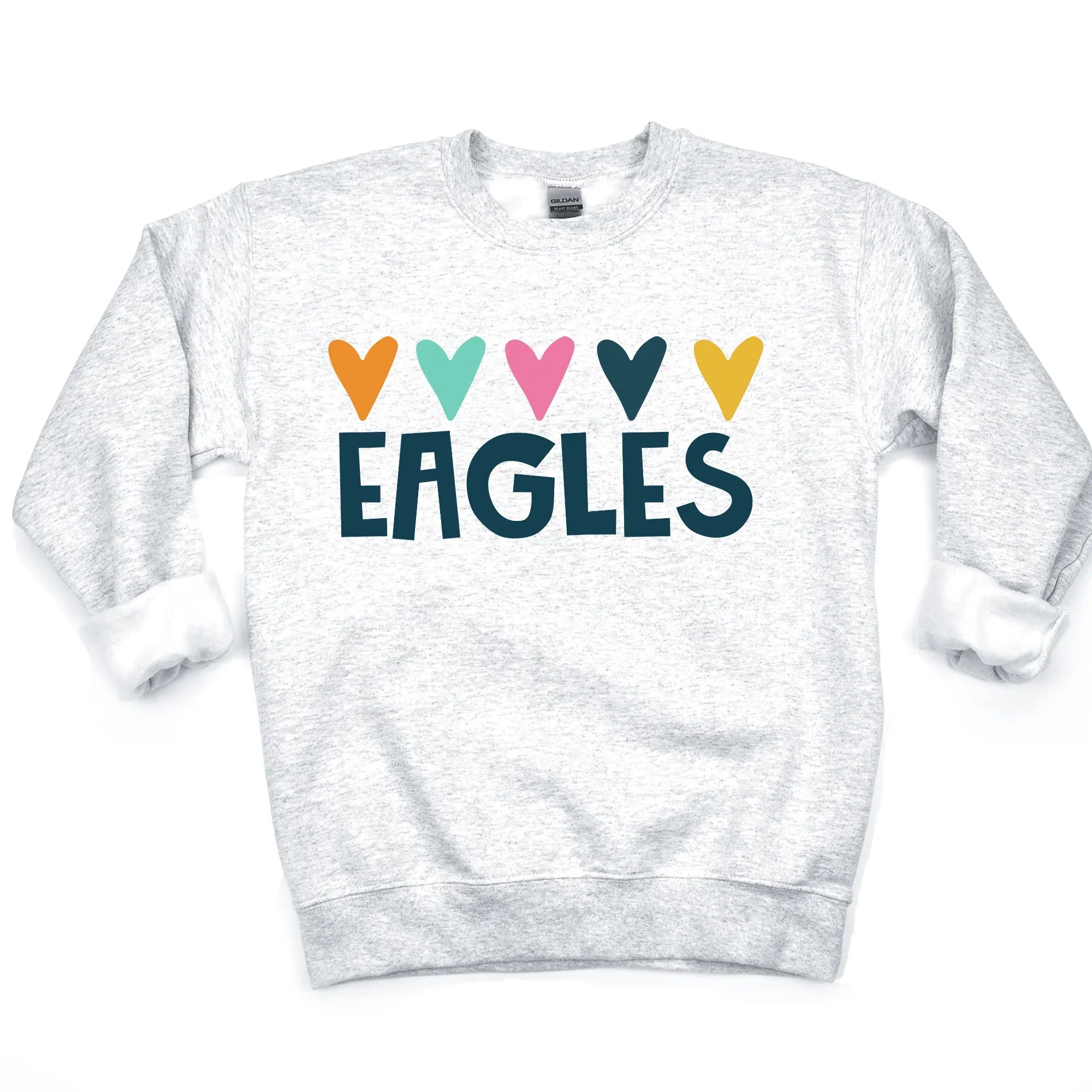 Eagles Hearts DTF Transfer - Merch Girls