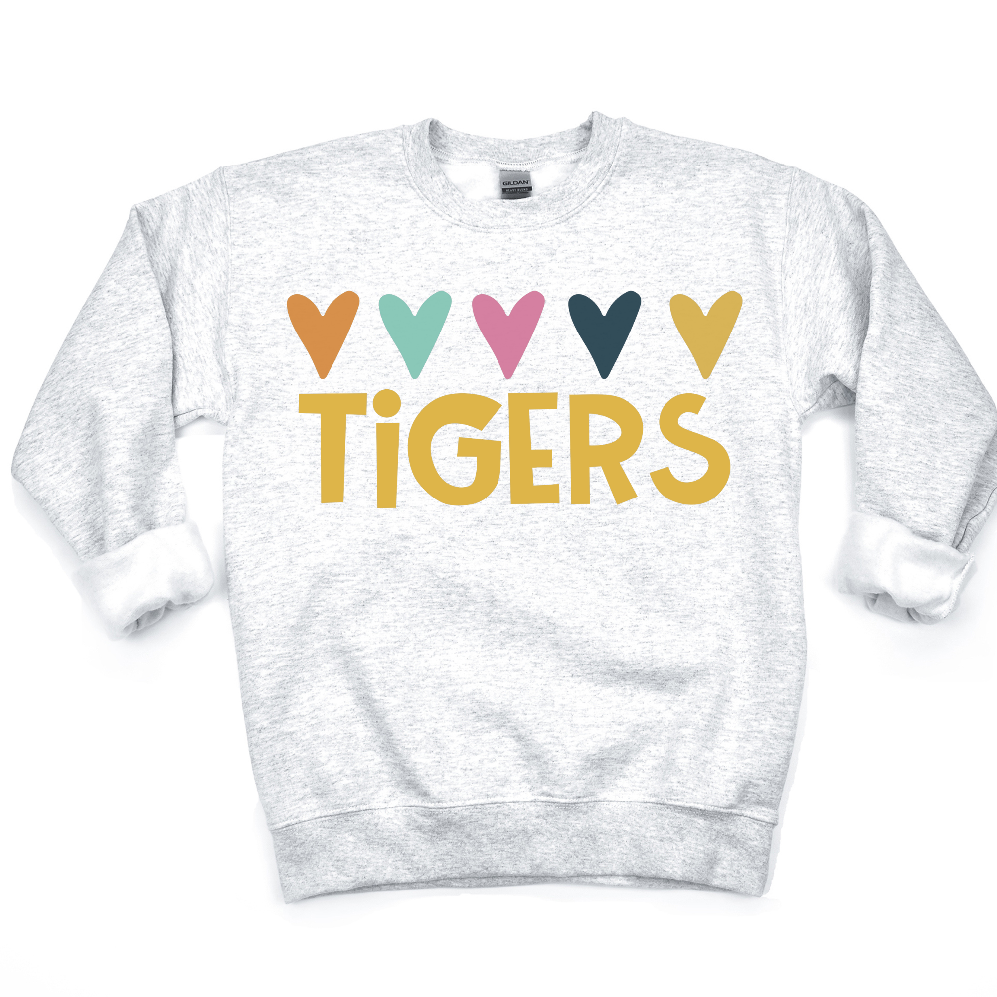 Tigers Hearts DTF Transfer