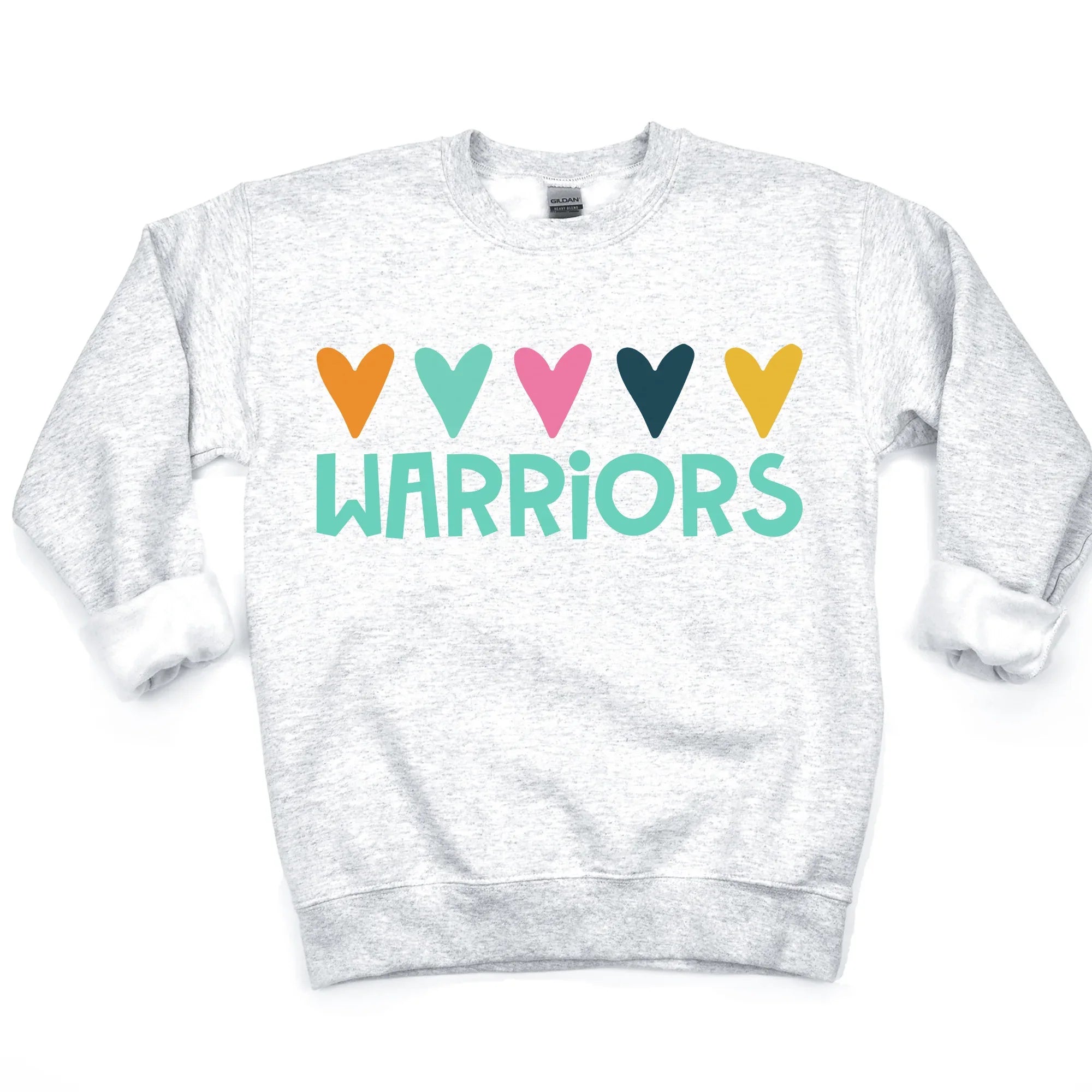 Warriors Hearts DTF Transfer - Merch Girls