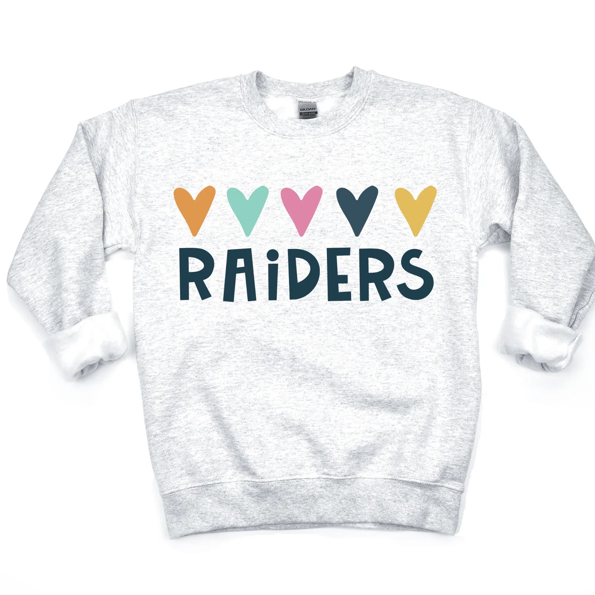 Raiders Hearts DTF Transfer - Merch Girls