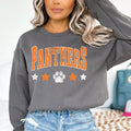 Panthers Distressed Stars DTF Transfer - Merch Girls