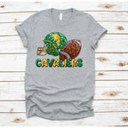 Cavaliers Football Sequin DTF Transfer - Merch Girls