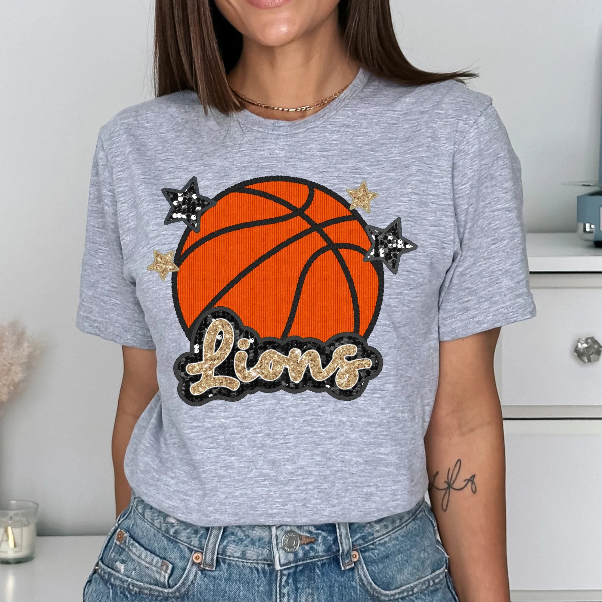 Lions Basketball DTF Transfer - Merch Girls