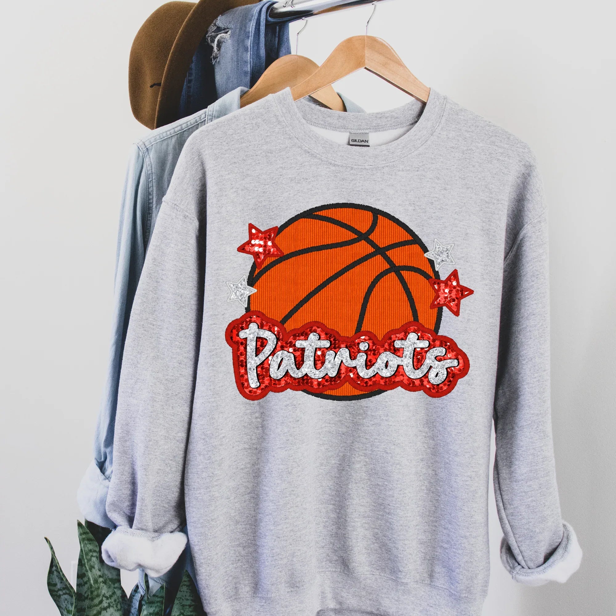 Patriots Basketball DTF Transfer - Merch Girls