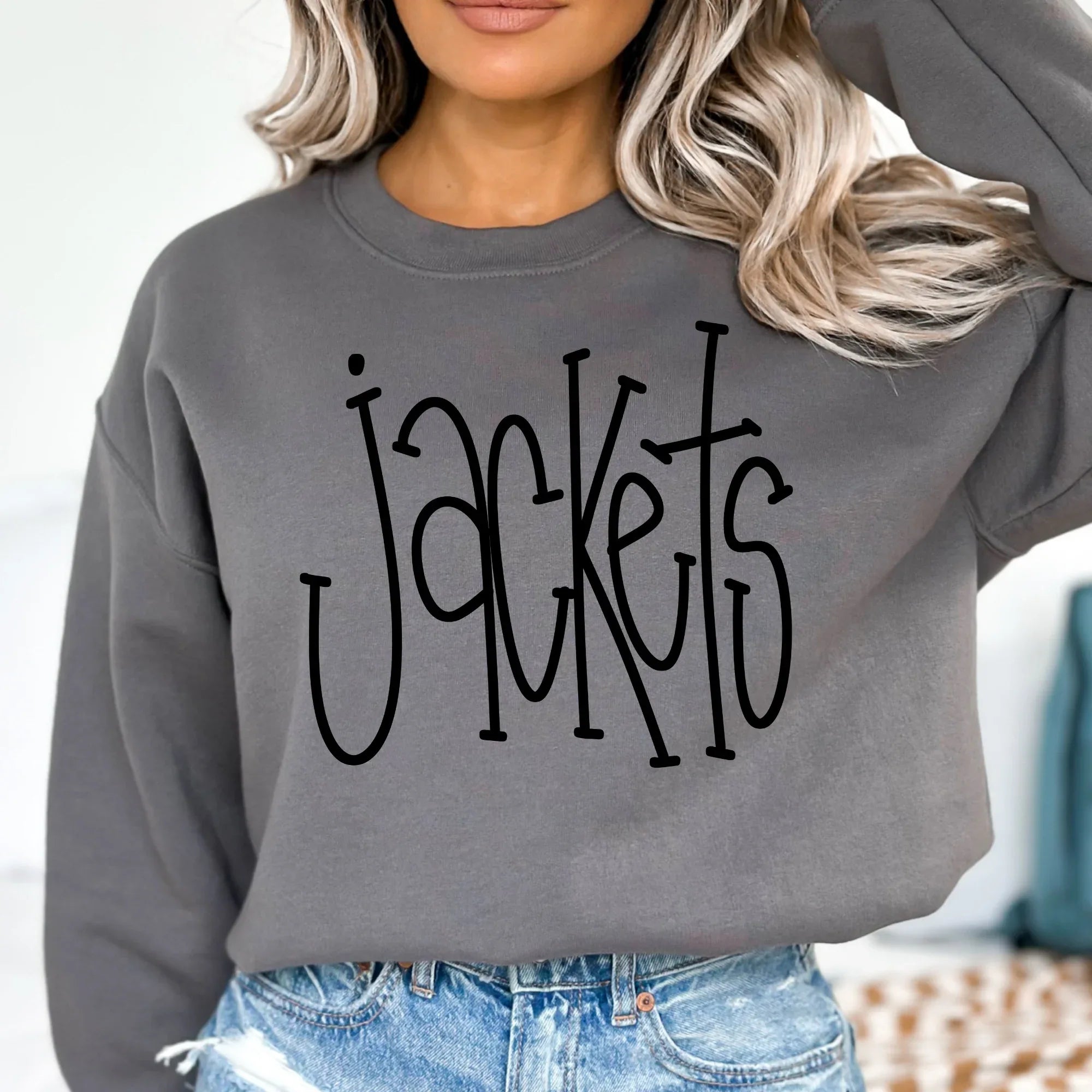 Jackets Hand Letter DTF Transfer - Merch Girls