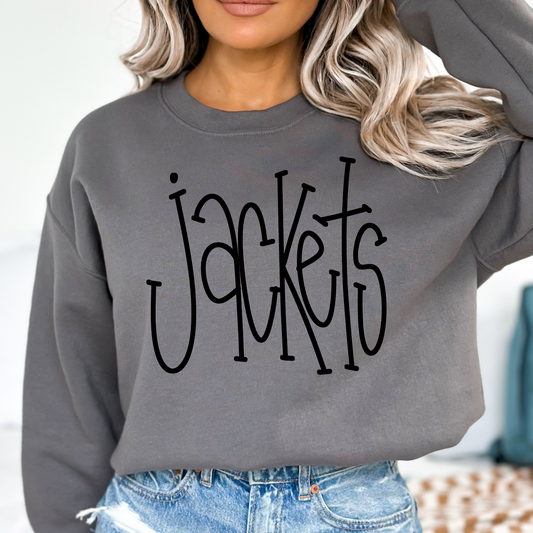 Jackets Hand Letter DTF Transfer