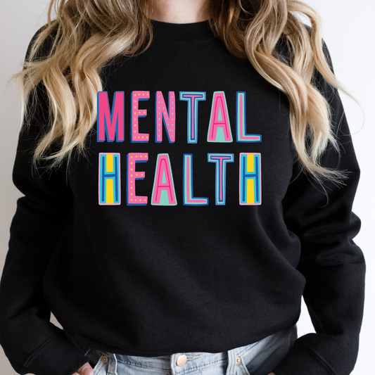 Mental Health Colorful Graphic Tee