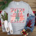Deck The Halls And Not Your Family DTF Transfer - Merch Girls