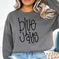Bluejays Hand Letter DTF Transfer - Merch Girls