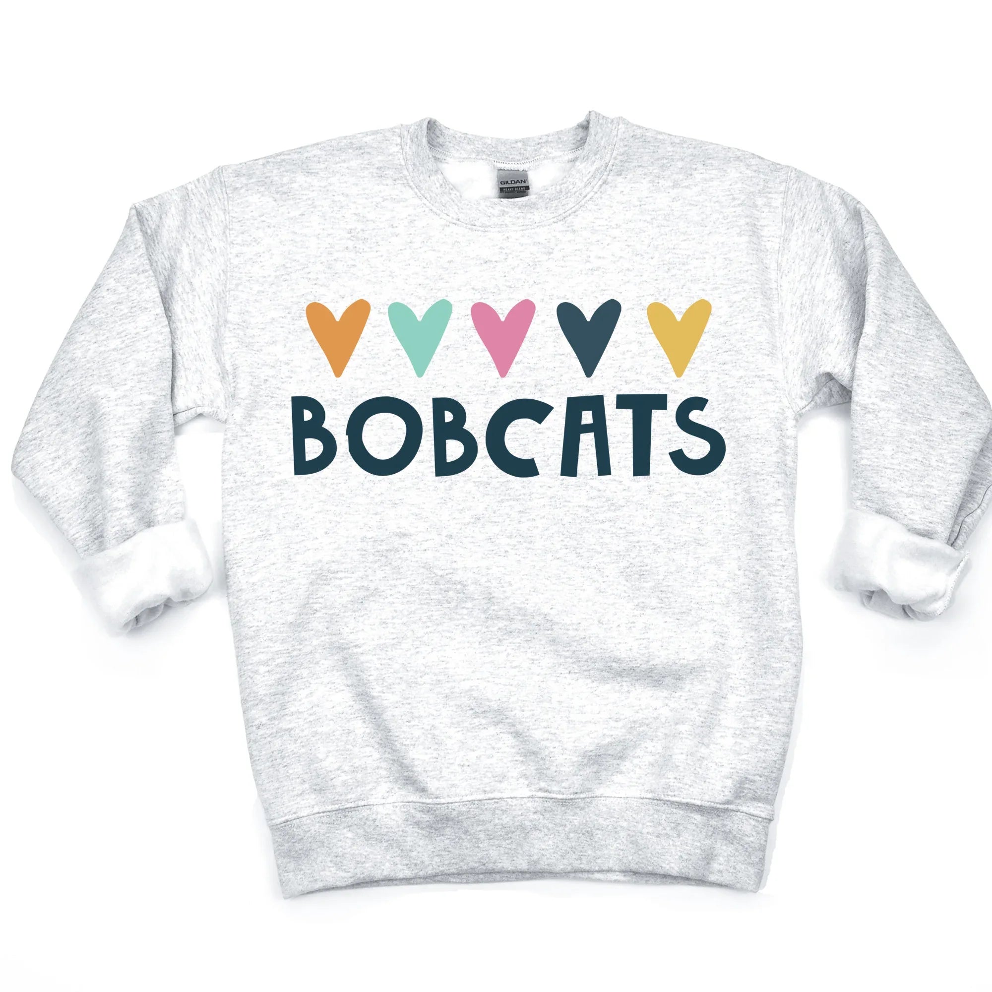Bobcats Hearts DTF Transfer - Merch Girls