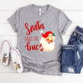 Santa Loves the Bucs DTF Transfer - Merch Girls