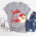 Santa Loves the Eagles DTF Transfer - Merch Girls