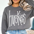 Huskies Hand Letter DTF Transfer - Merch Girls