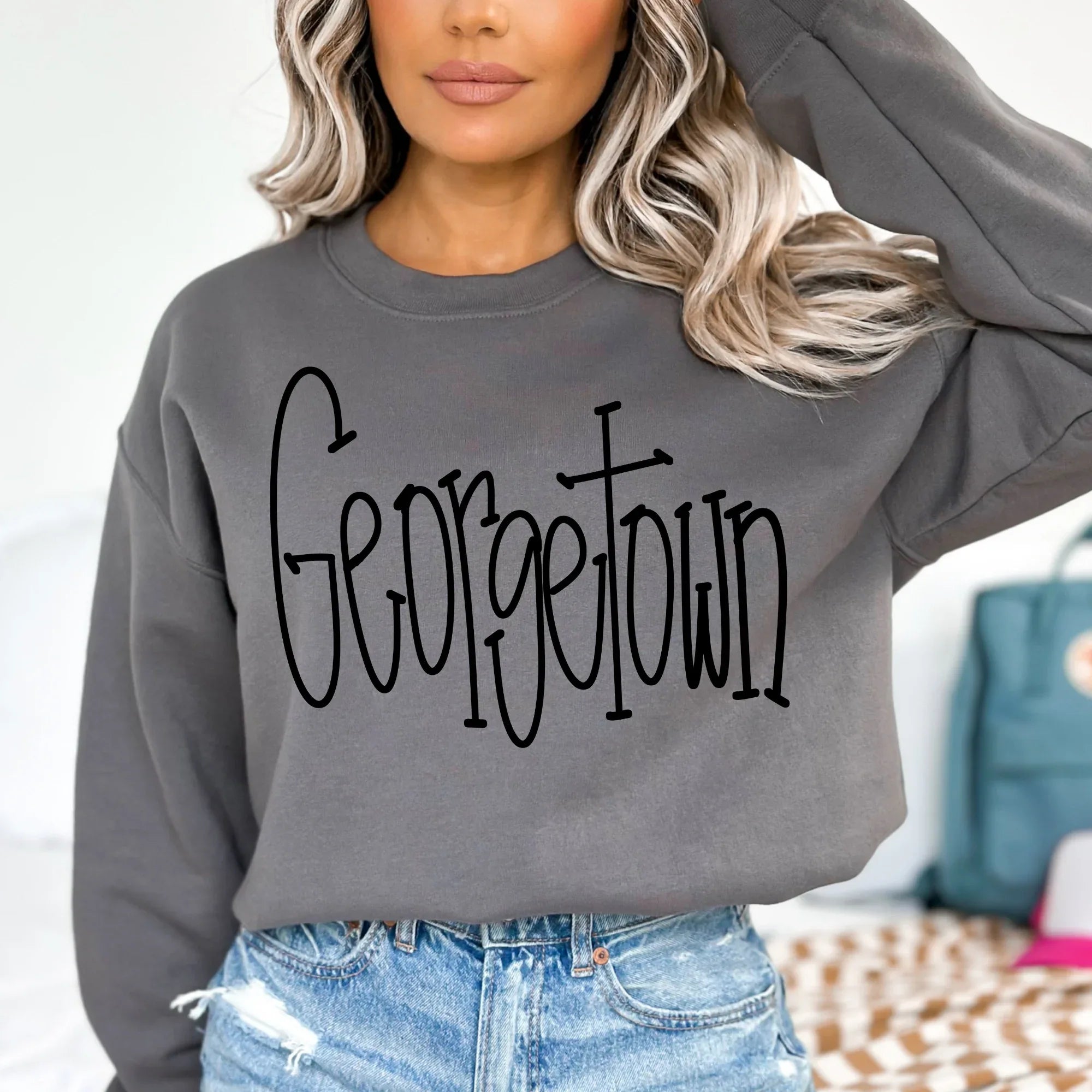 Georgetown Basketball DTF Transfer - Merch Girls