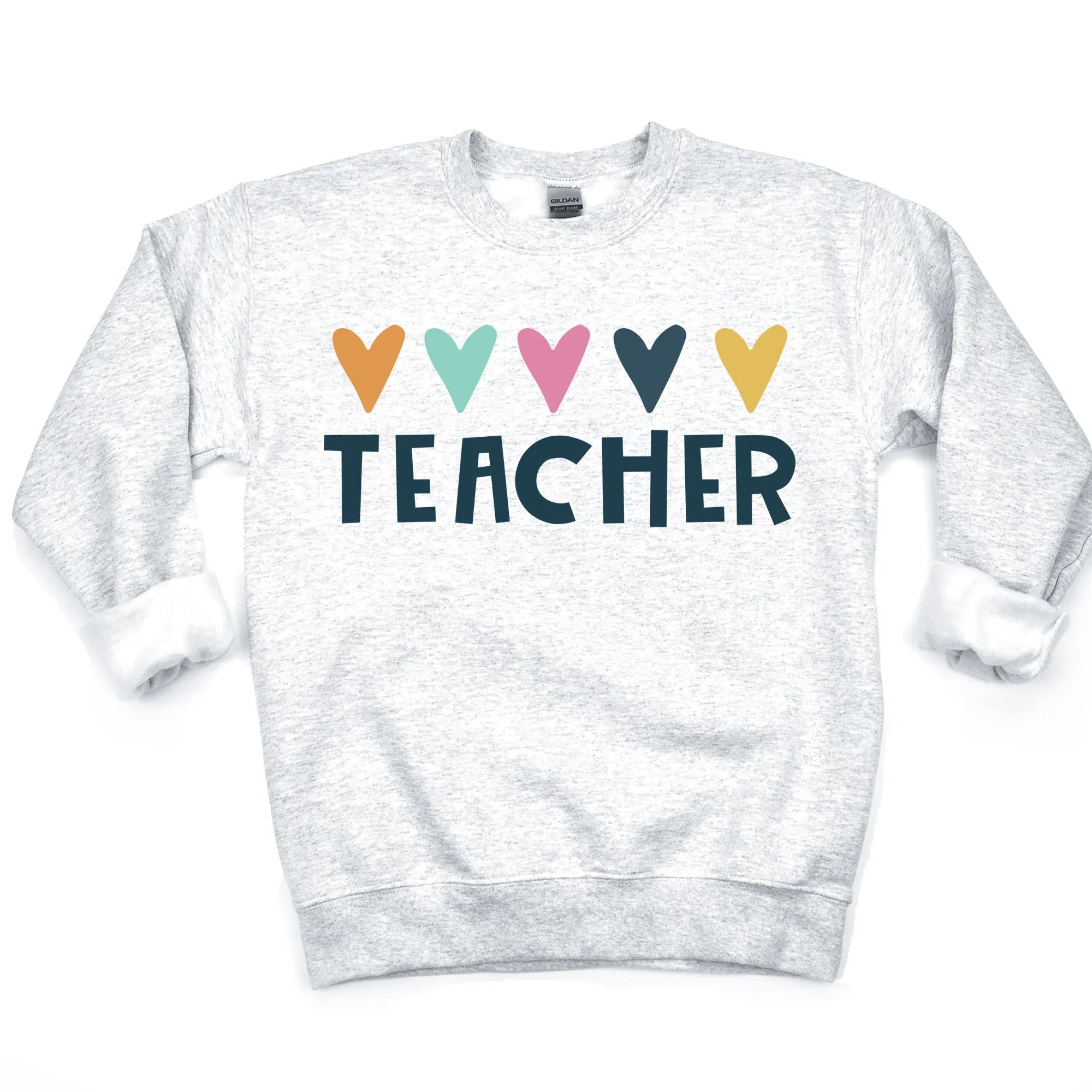 Teacher Hearts DTF Transfer - Merch Girls