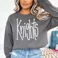 Knights Hand Letter DTF Transfer - Merch Girls