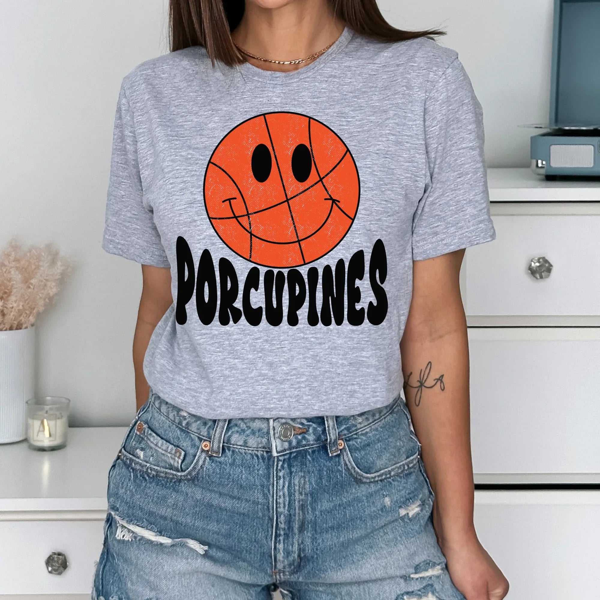 Porcupines Basketball DTF Transfer - Merch Girls