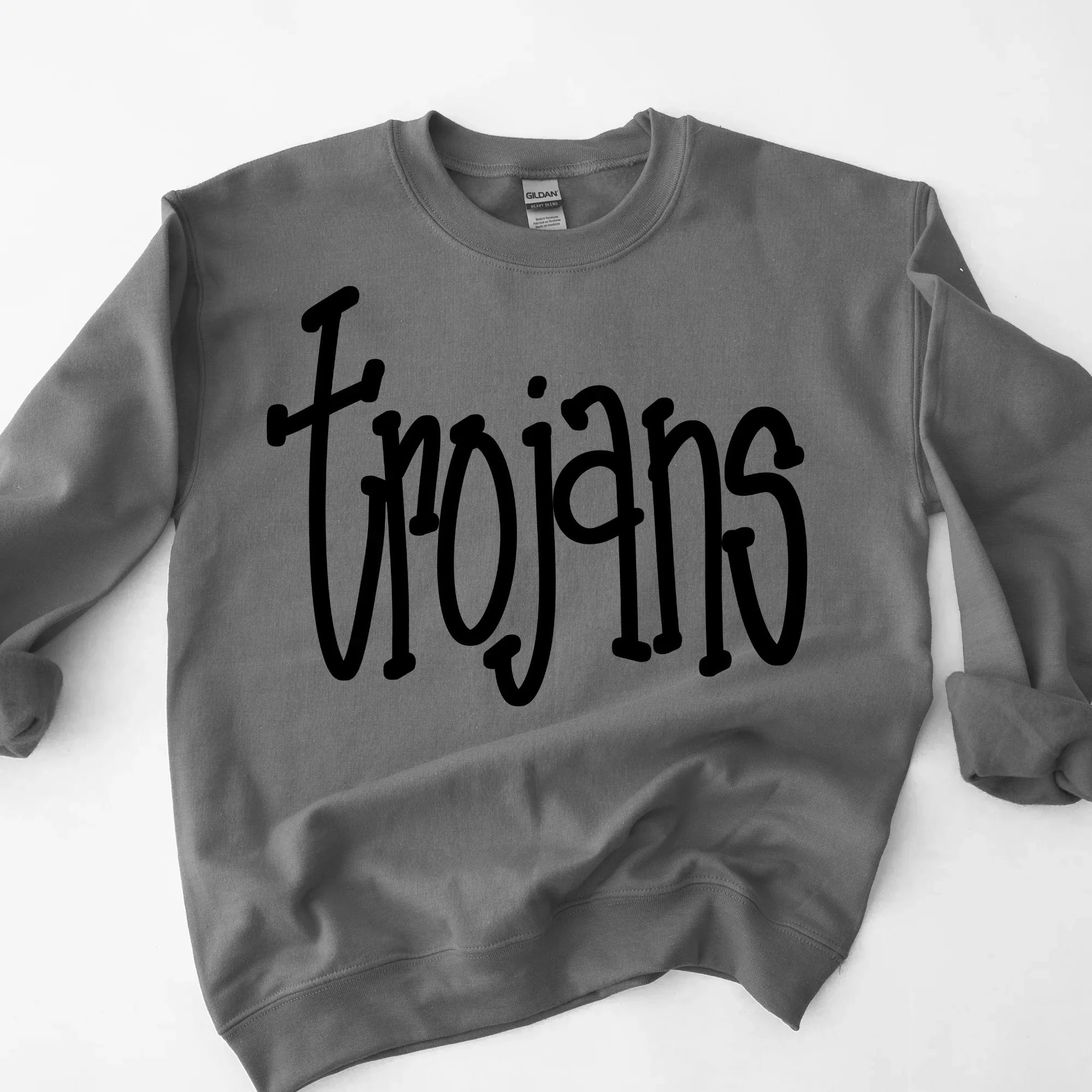 Trojans Hand Letter DTF Transfer - Merch Girls