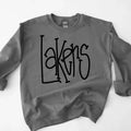 Lakers Hand Letter DTF Transfer - Merch Girls