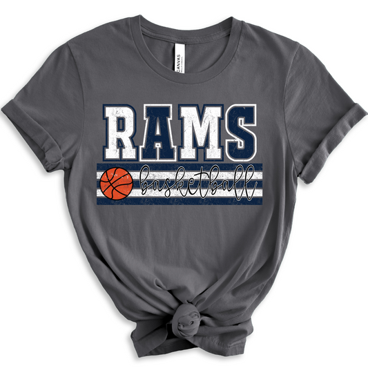 Rams Basketball DTF Transfer