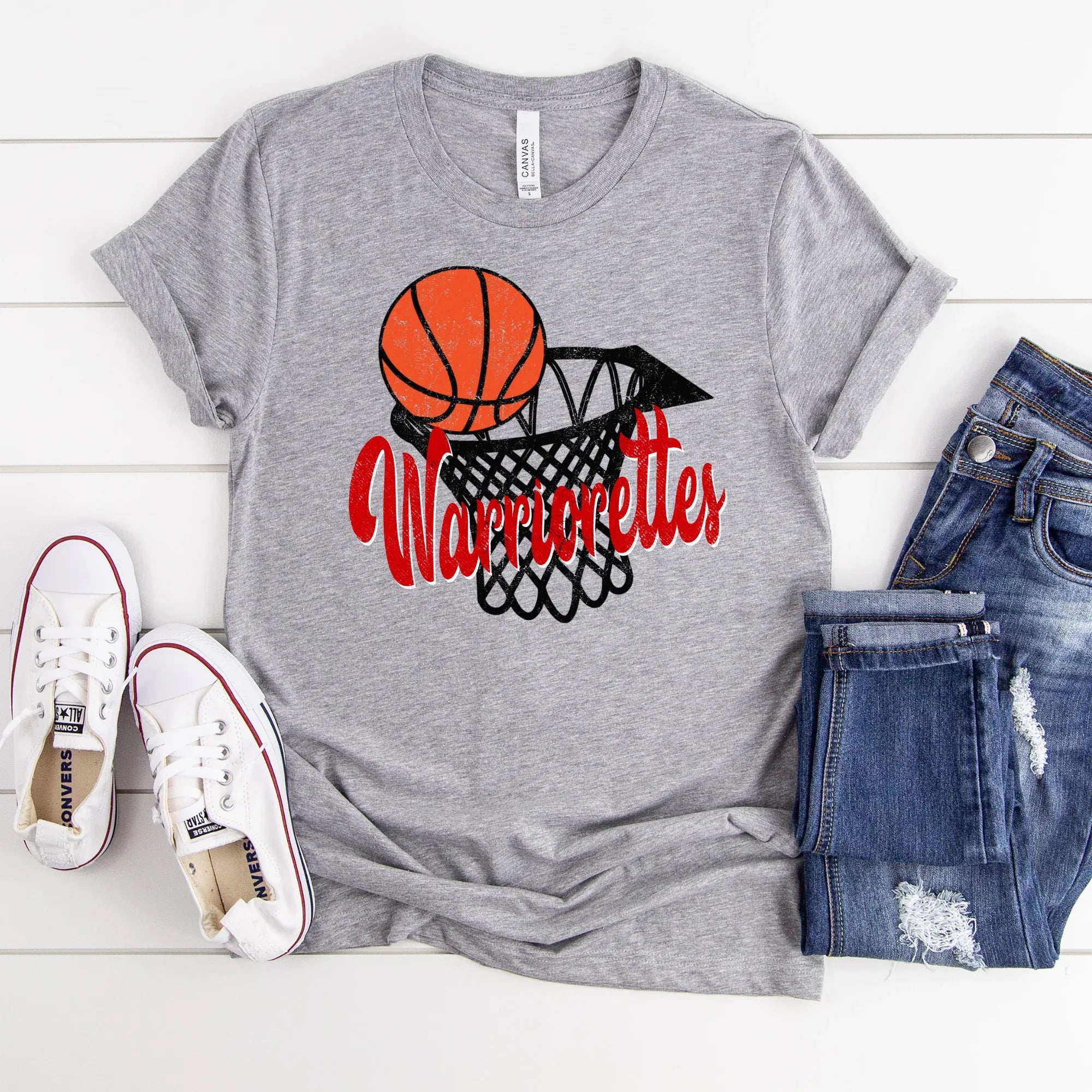 Warriorettes Basketball DTF Transfer - Merch Girls