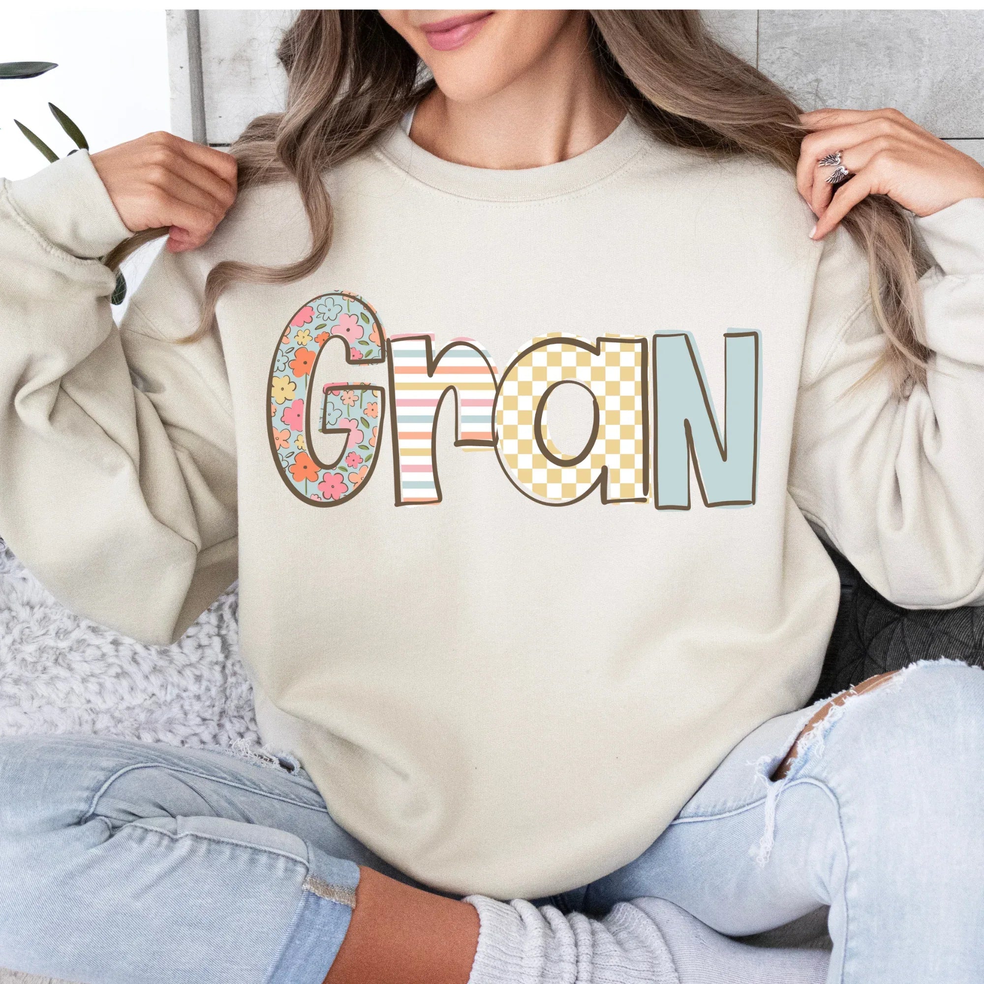Gran Spring Doodle DTF Transfer - Merch Girls
