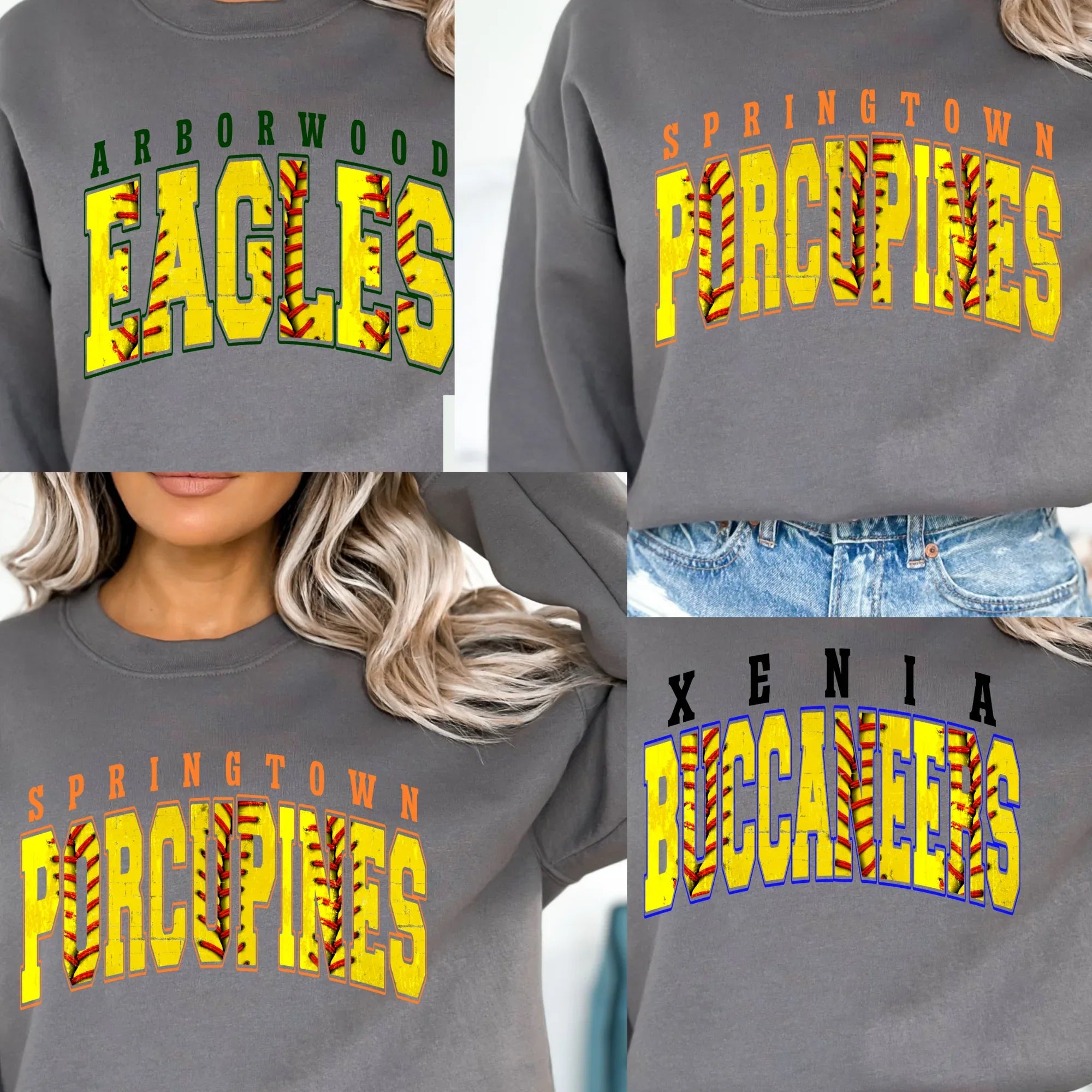Custom Softball Design Mockup- No Physical Item! - Merch Girls