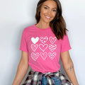 Valentine's Hearts Gildan Softstyle Graphic Tee - Merch Girls