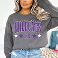 River Road Wildcats Distressed Stars DTF Transfer - Merch Girls