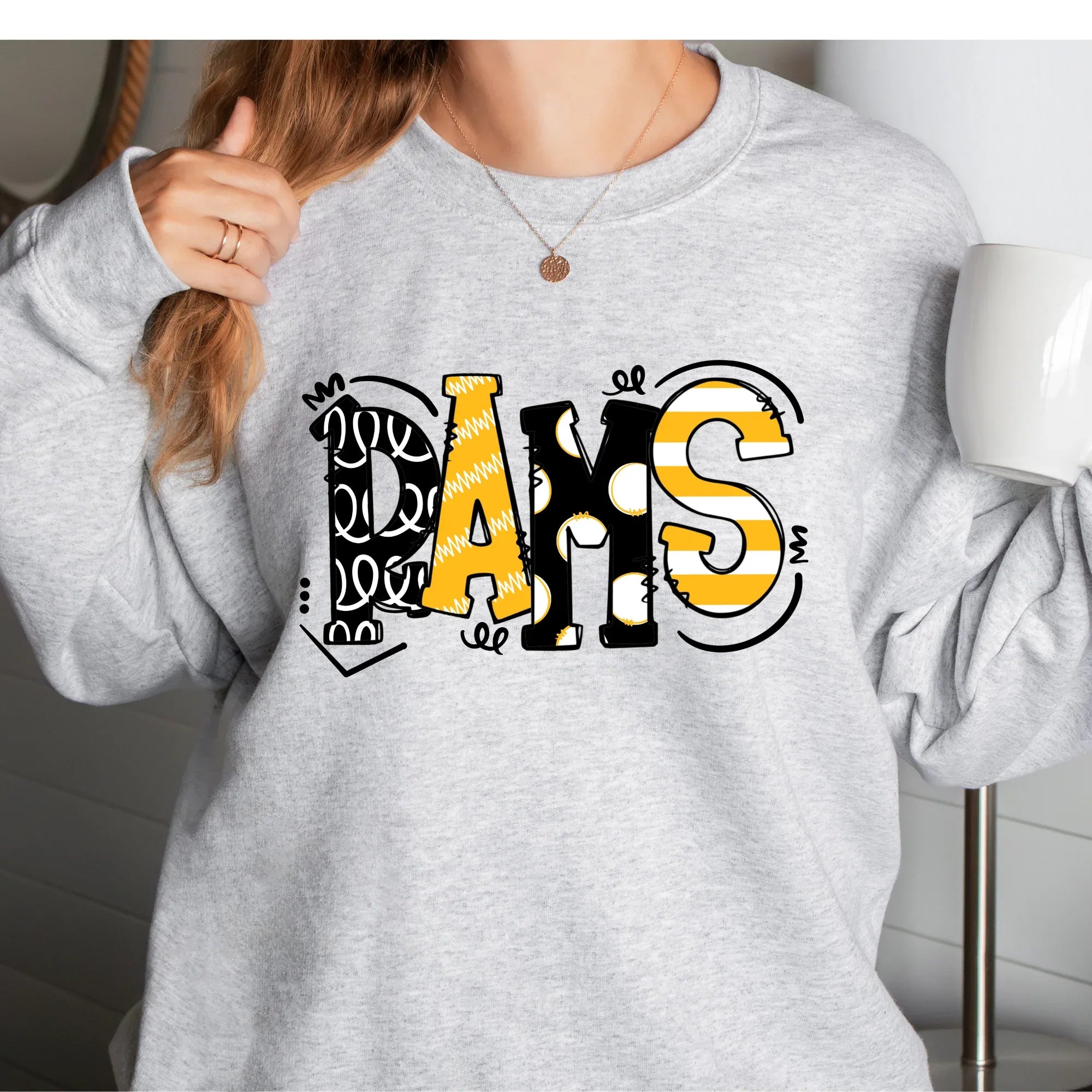 Rams Doodle DTF Transfer - Merch Girls
