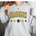 Silverdale Seahawks Distressed Stars DTF Transfer - Merch Girls