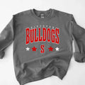 Sikeston Bulldogs Distressed Stars Graphic Tee - Merch Girls