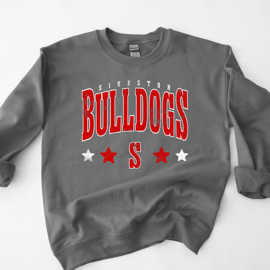 Sikeston Bulldogs Distressed Stars